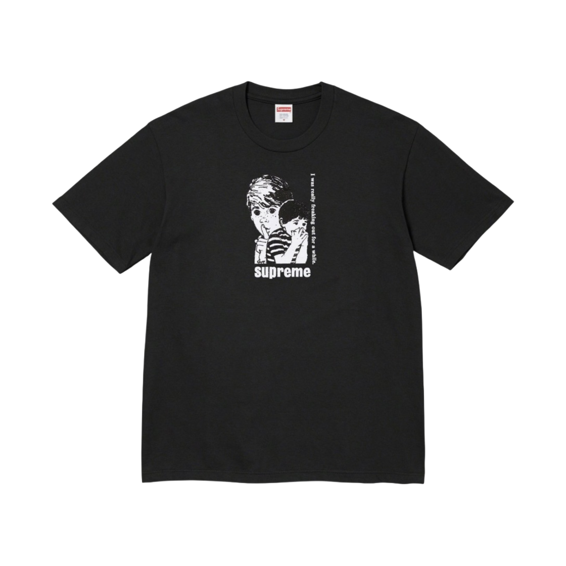 슈프림 프리킹 아웃 티셔츠 블랙 - 23FW(Supreme Freaking Out T-Shirt Black - 23FW) - 1