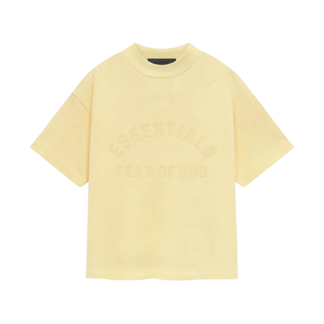 (키즈) 에센셜 헤비 저지 숏슬리브 티셔츠 가든 옐로우 - 24SS