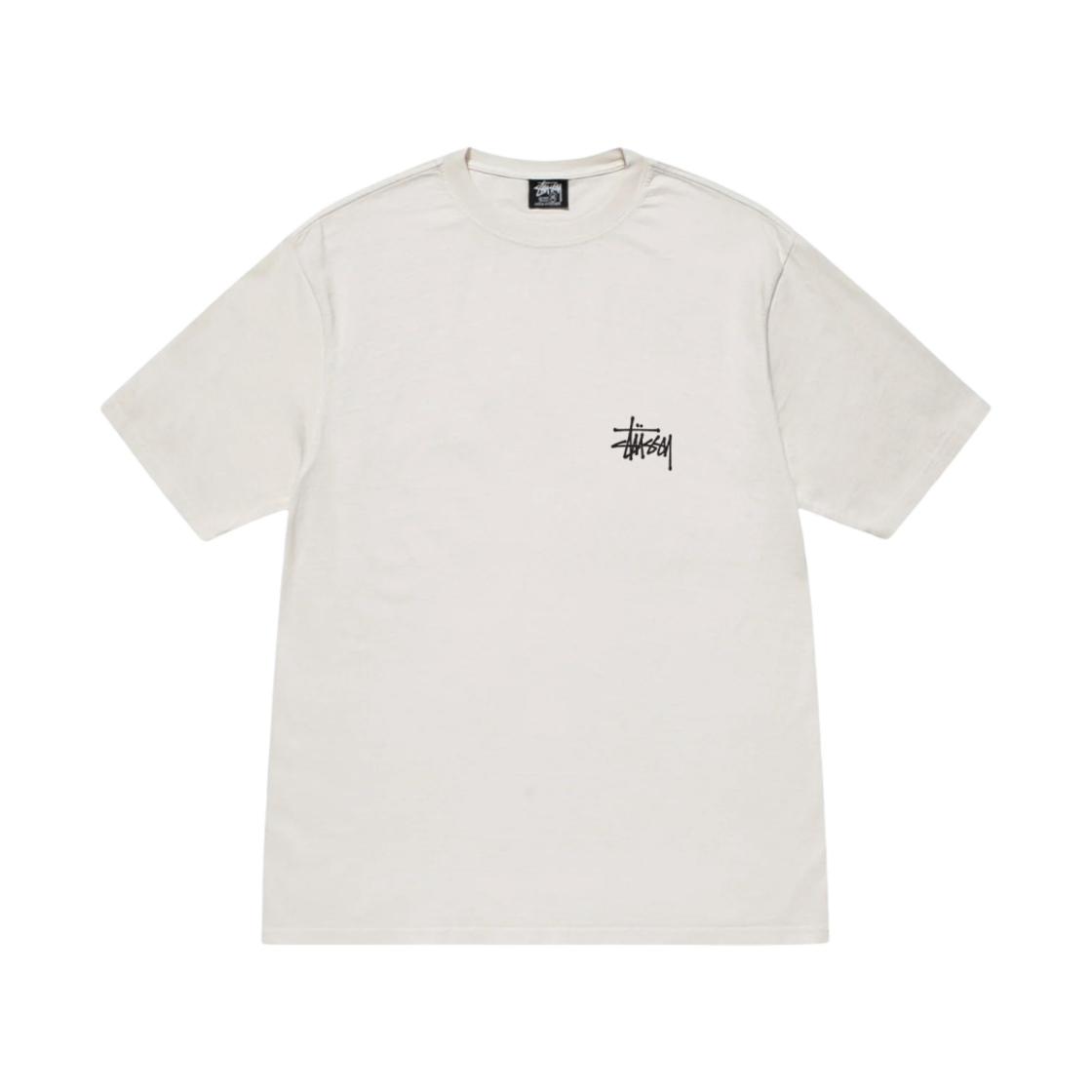 스투시 베이직 스투시 피그먼트 다이드 티셔츠 내츄럴 2024(Stussy Basic Stussy Pigment Dyed T-Shirt Natural 2024) - 2
