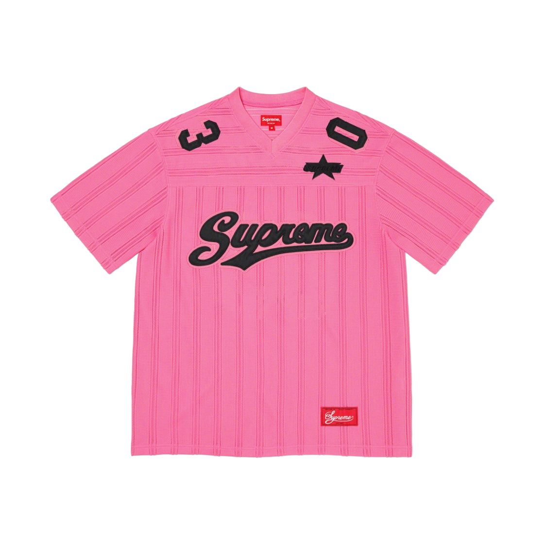 슈프림 메쉬 스트라이프 풋볼 저지 핑크 - 21SS(Supreme Mesh Stripe Football Jersey Pink - 21SS) - 1