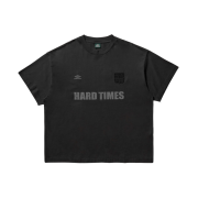 Umbro x Slam Jam Hard Times T-Shirt Washed Black
