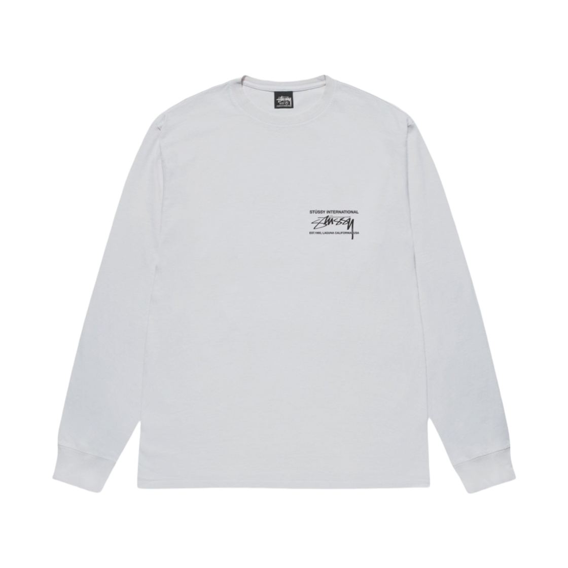 스투시 스무스 인터내셔널 롱슬리브 티셔츠 화이트(Stussy Smooth International LS T-Shirt White) - 2