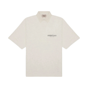 Essentials Short Sleeve Boxy Polo Oatmeal/Oatmeal Heather/Light Heather Oatmeal 2020
