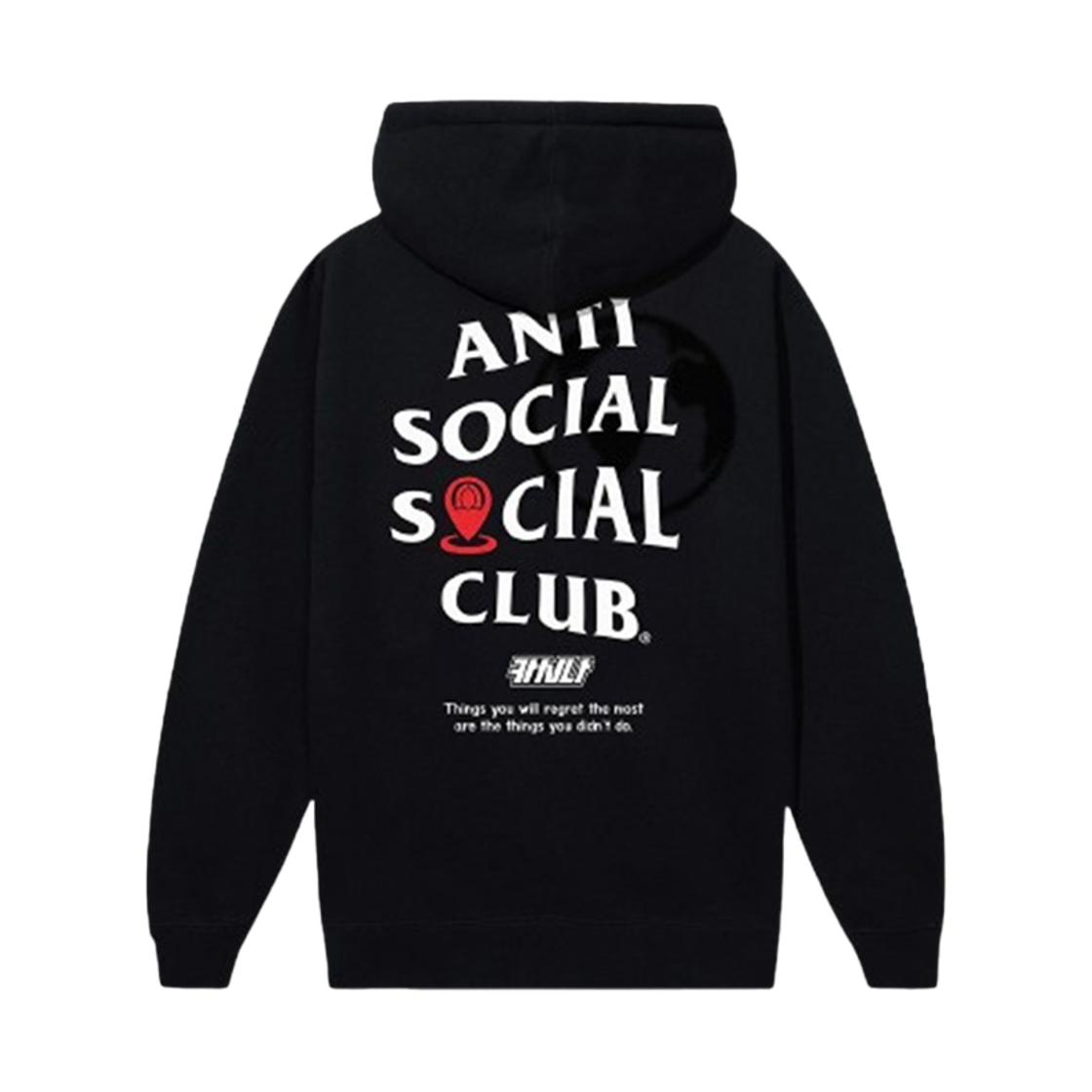 안티소셜소셜클럽 X 카시나 로드 넘버 원 후드 블랙(ASSC x KASINA Road N.1 Hoodie Black)