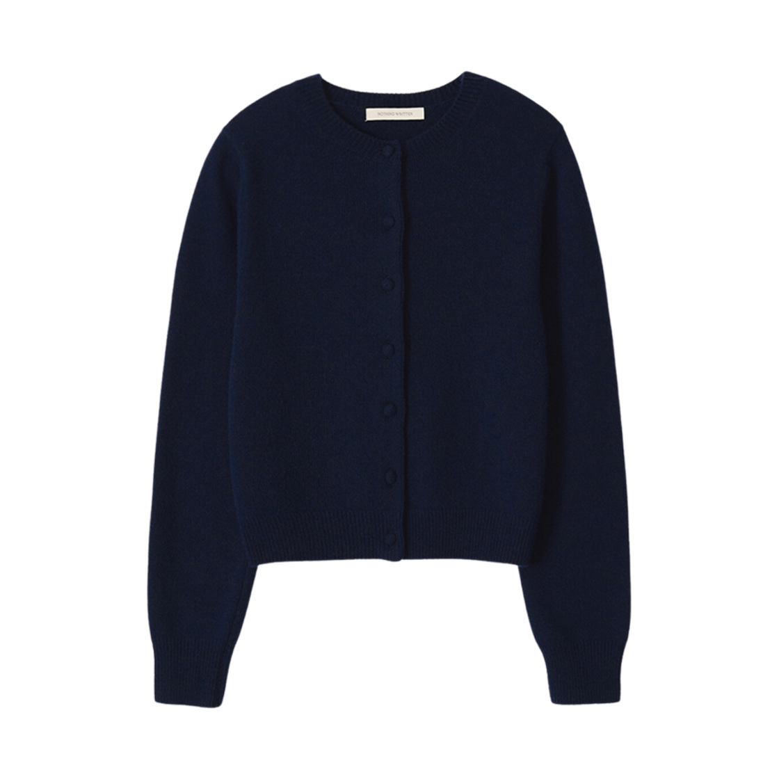 (W) 낫띵 리튼 디엔 라운드 가디건 다크 네이비((W) Nothing Written Diene Round Cardigan Dark Navy)