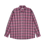 Our Legacy Borrowed BD Shirt Cerise Memory Check