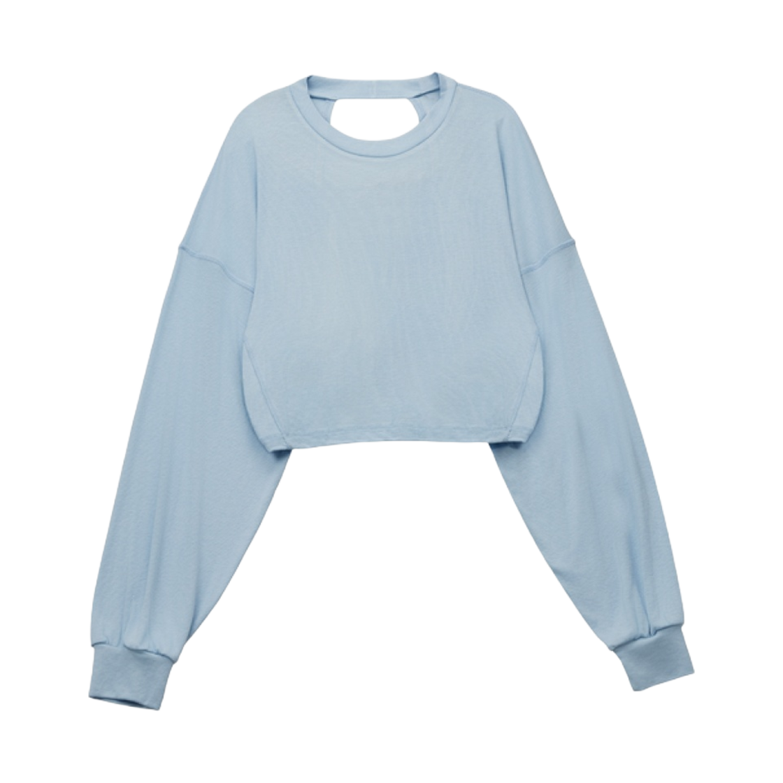 (W) 다이닛 백리스 탑 라이트 블루((W) Deinet Backless Top in Light Blue)