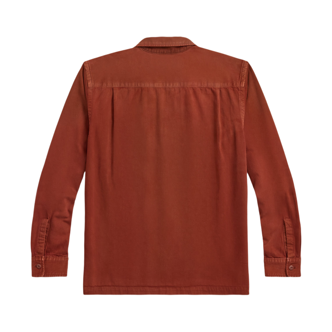 더블알엘 가먼트 다이드 트윌 캠프 셔츠 브릭(Double RL Garment Dyed Twill Camp Shirt Brick) - 2