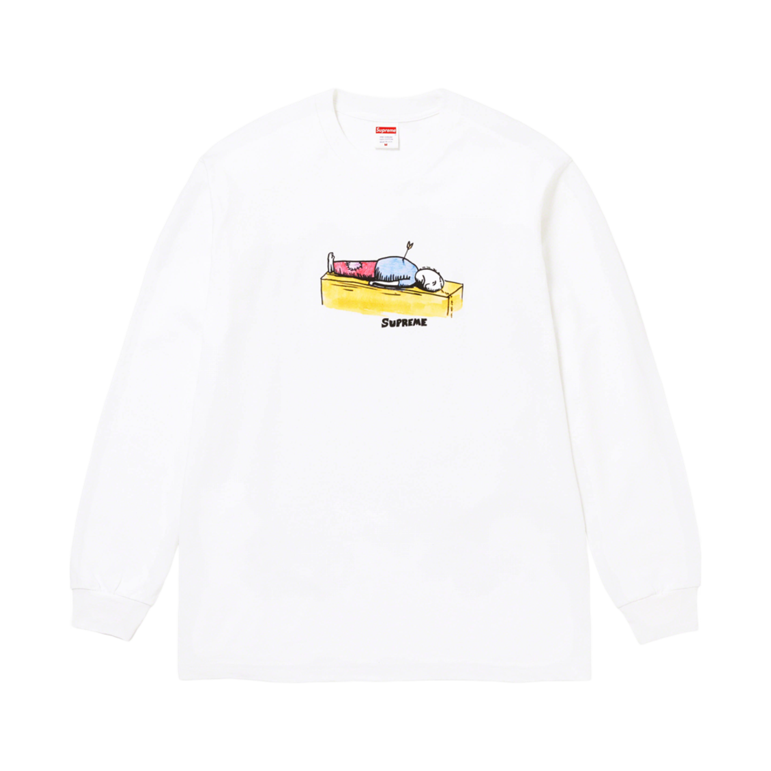 슈프림 닐 블렌더 에로우 롱슬리브 티셔츠 화이트 - 23FW(Supreme Neil Blender Arrow L/S T-Shirt White - 23FW) - 1