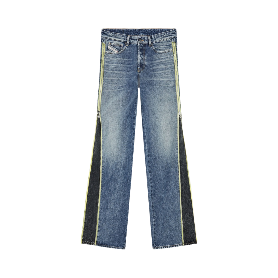 디젤 D-라이즈 007r9 스트레이트 진 미디움 블루(Diesel D-Rise 007r9 Straight Jeans Medium Blue)
