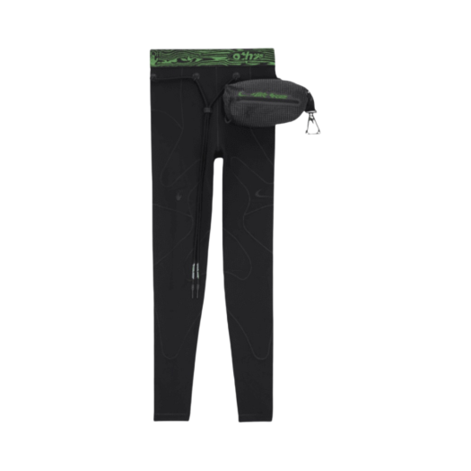 (W) Nike x Off-White Detachable Bag Leggings Black - Asia