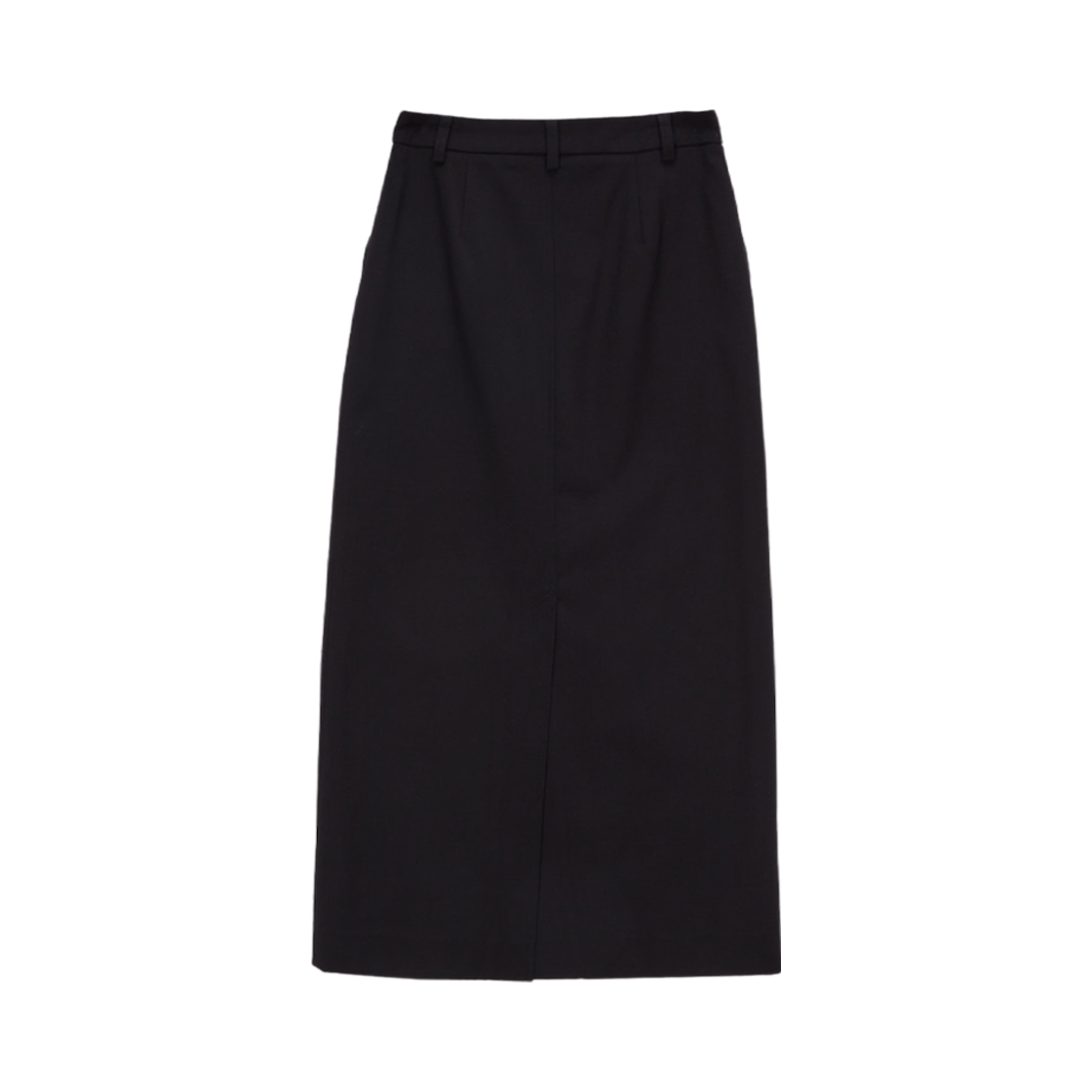 (W) 마뗑킴 다이애그널 디테일 롱 스커트 차콜