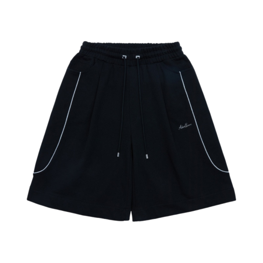 Ader Error Tever Logo Sweatshorts Noir