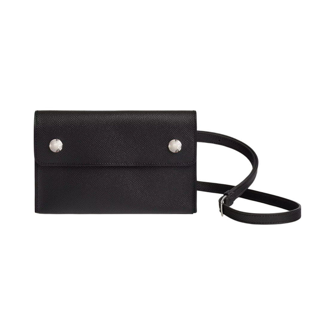 H085291CK89 Hermes Hsnap Wallet Epsom & Palladium Noir