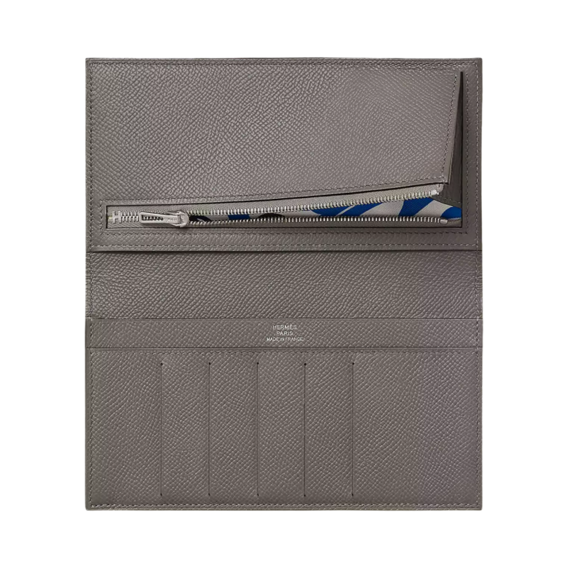 에르메스 시티즌 트윌 장지갑 앱송 & 그리 메이어 에크류 베르 앱생트(Hermes Citizen Twill Long Wallet Epsom & Gris Meyer Ecru Vert Absinthe) - 2