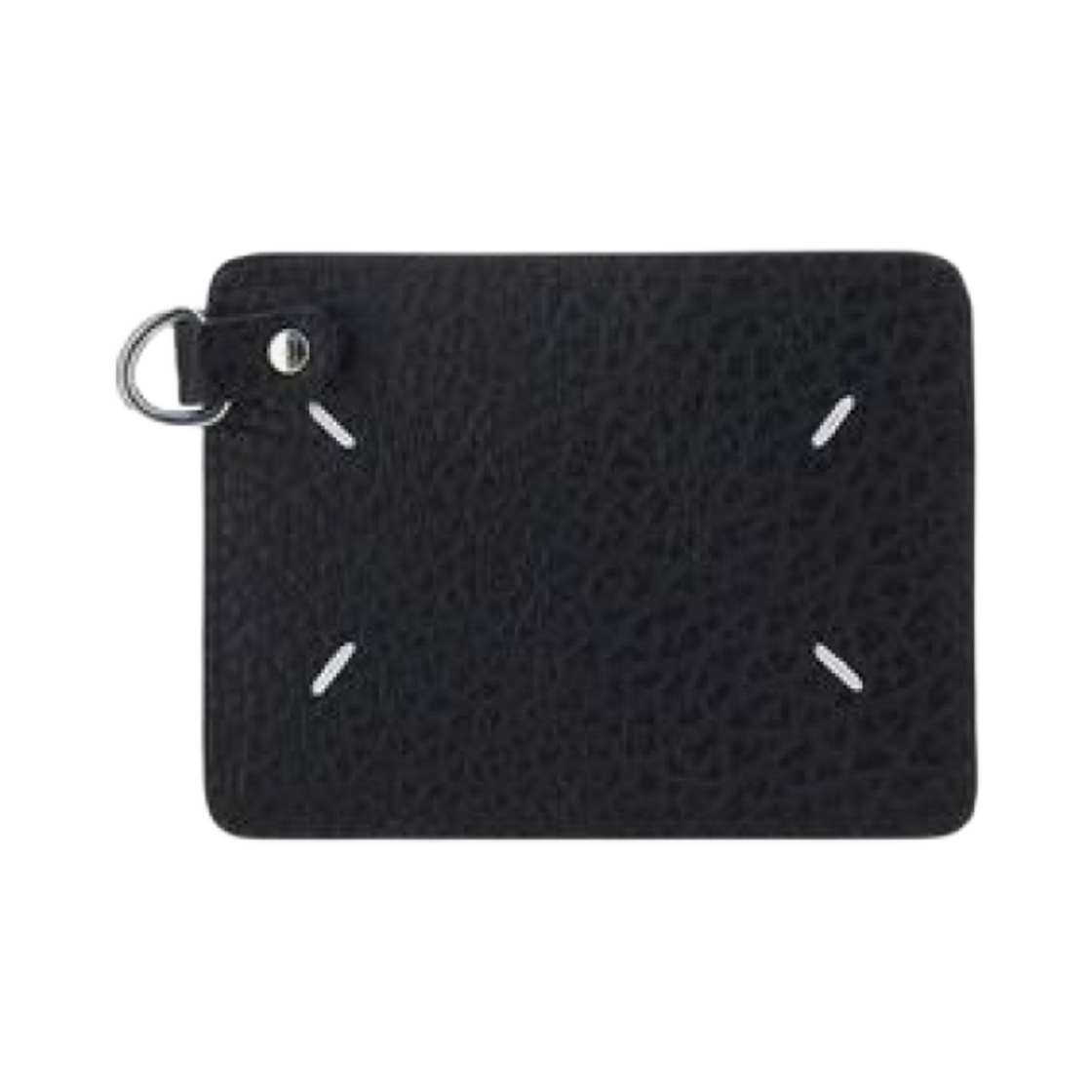 S36UA0111P4455T8013 Maison Margiela Numbers Logo Keyring Card Holder Black - 대표 이미지 #1