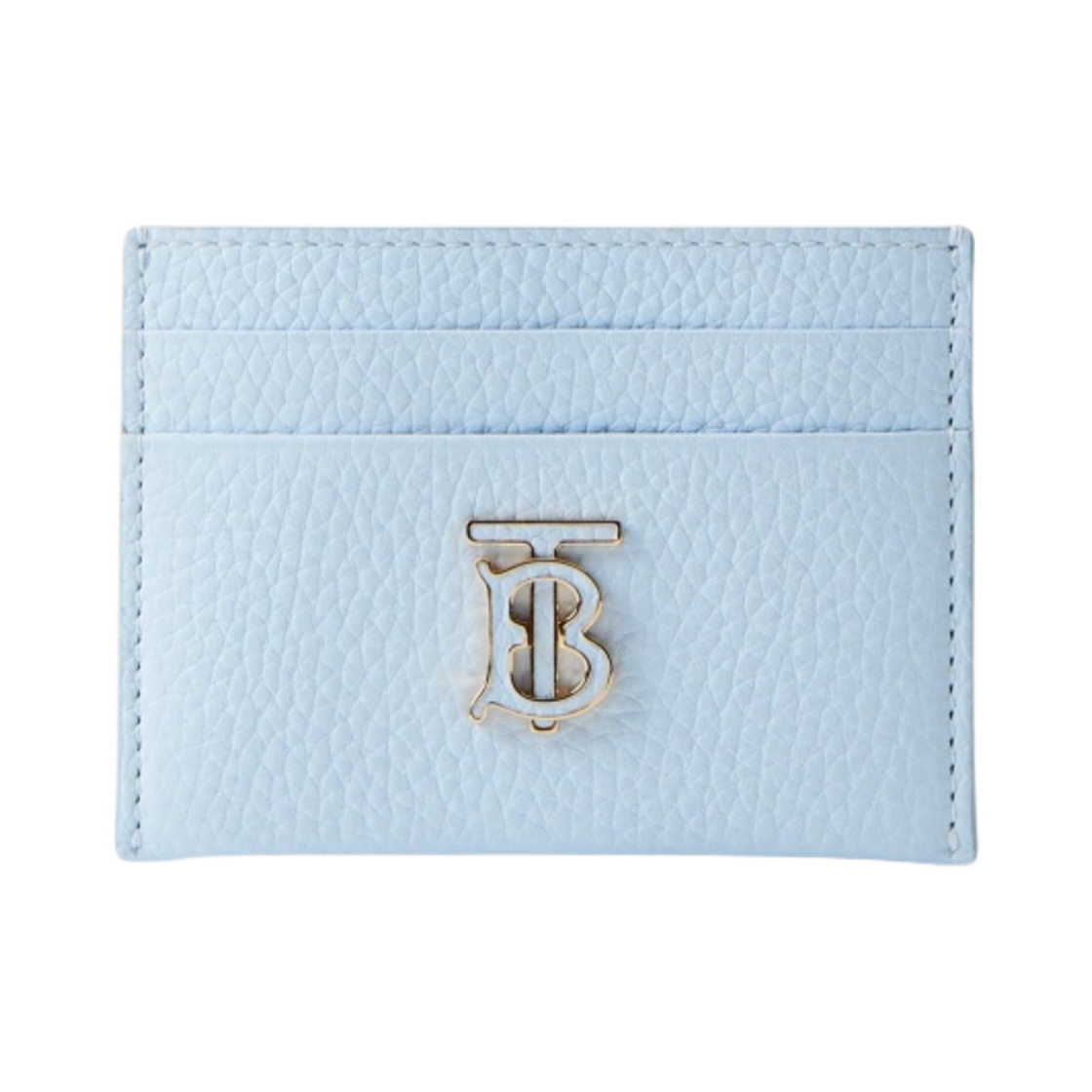 버버리 그레이니 레더 TB 카드 케이스 페일 블루(Burberry Grainy Leather TB Card Case Pale Blue) - 1