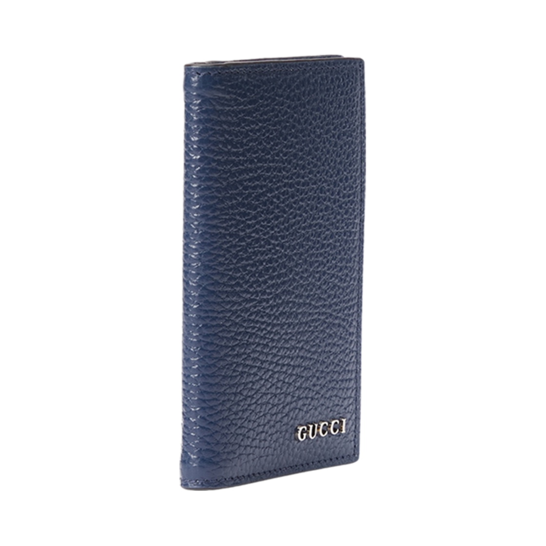 구찌 롱 카드 케이스 로고 블루 레더(Gucci Long Card Case with Logo Blue Leather) - 3