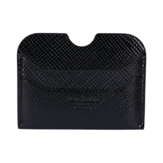 CG0208-900 Acne Studios Embossed Card Holder Black