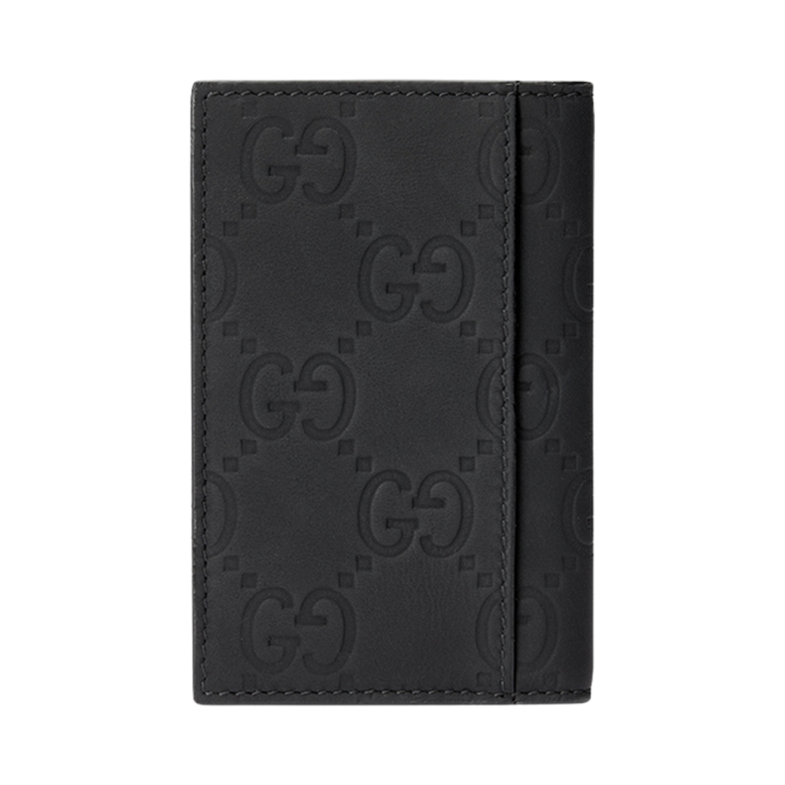 구찌 GG 러버 이펙트 롱 카드 케이스 블랙(Gucci GG Rubber-Effect Long Card Case Black) - 4