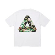 Palace Jungle Camo Tri-Ferg T-Shirt White - 23SS