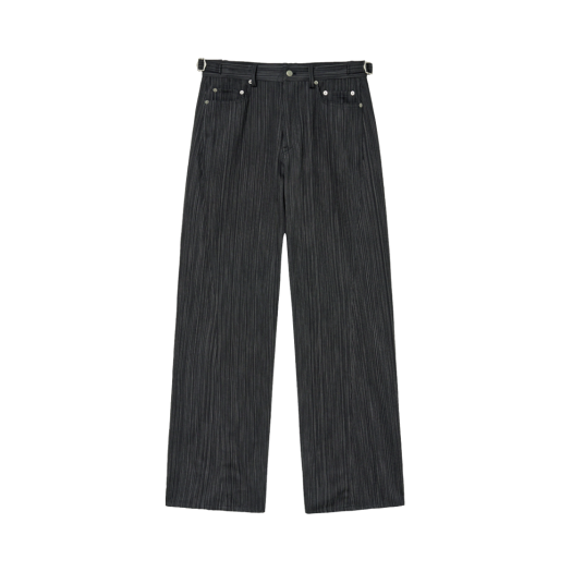 WB210 Haleine Twisted Slub Stripe Pants Charcoal