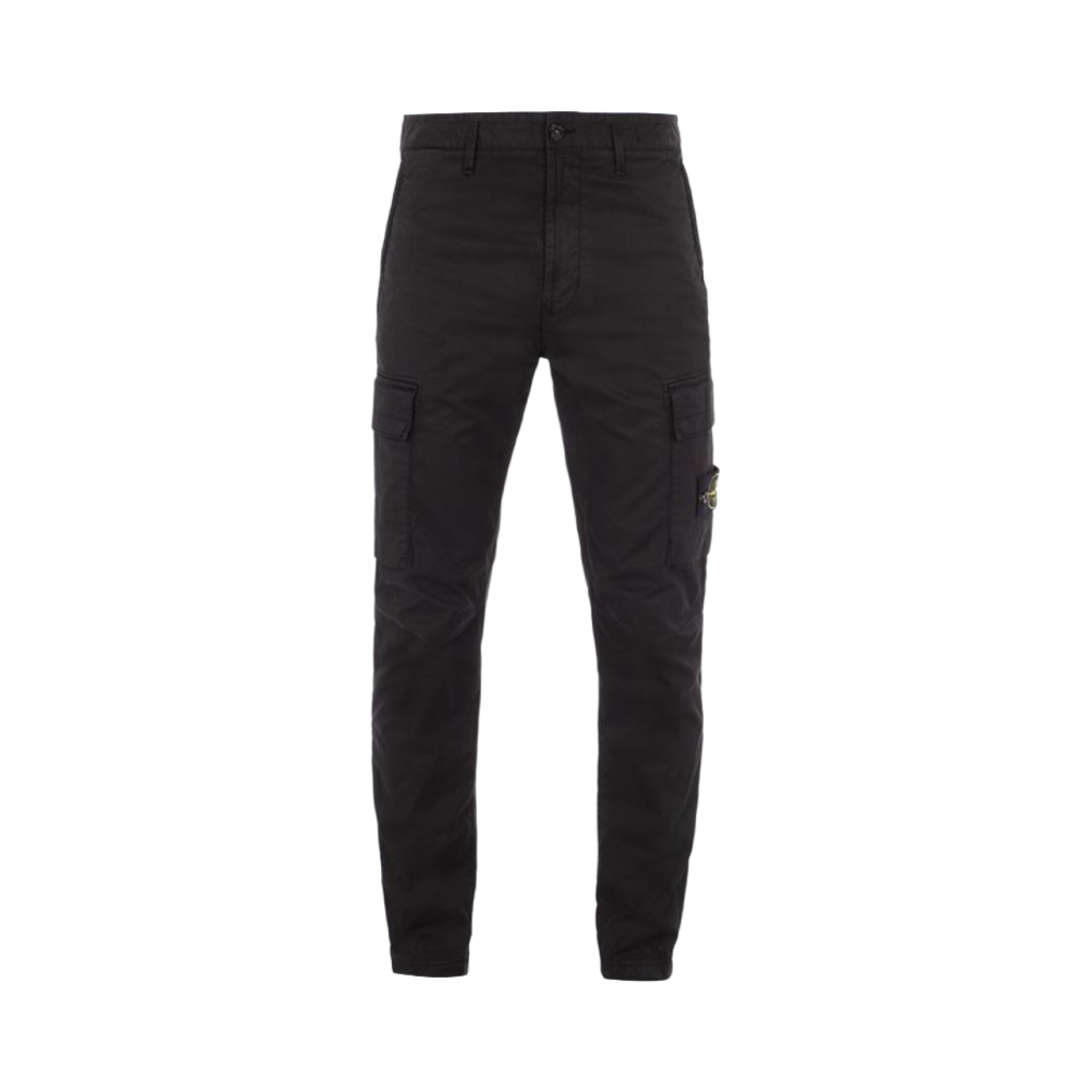 스톤 아일랜드 32710 스트레치 코튼 개버딘 가먼트 다이드 카고 트라우저 블랙 - 23FW(Stone Island 32710 Stretch Cotton Gabardine Garment Dyed Cargo Trousers Black - 23FW) - 1