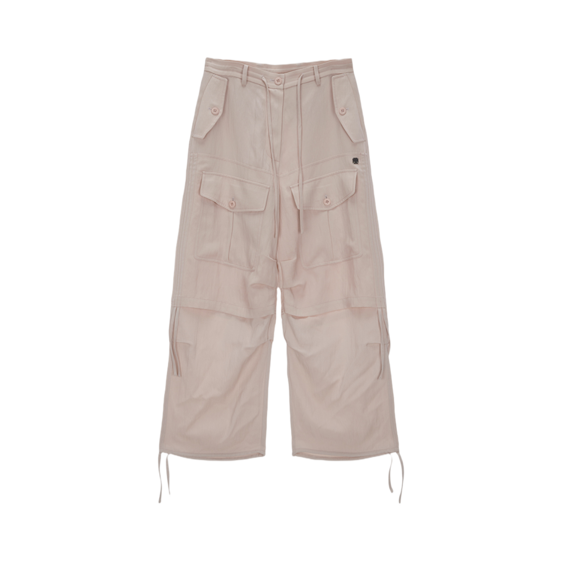 ボトムスその他 [MATINKIM]string nylon cargo pants in light pink STRING NYLON CARGO PANTS IN LIGHT PINK - MATINKIM