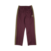 Needles Straight Track Pants Poly Smooth Maroon