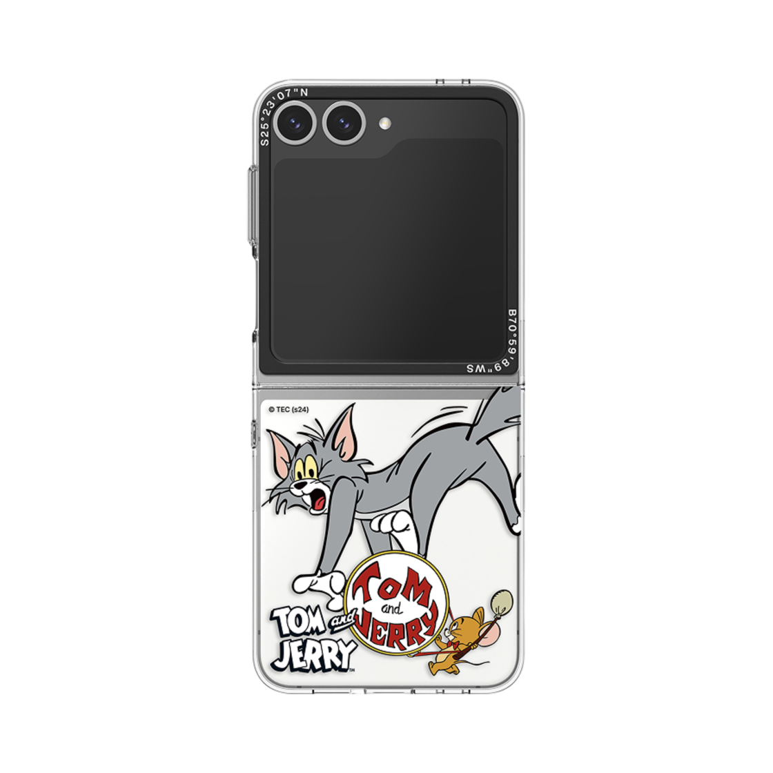 에스엘비에스 톰과 제리 서프라이즈 톰 슬림 임프레션 케이스 갤럭시 Z 플립6