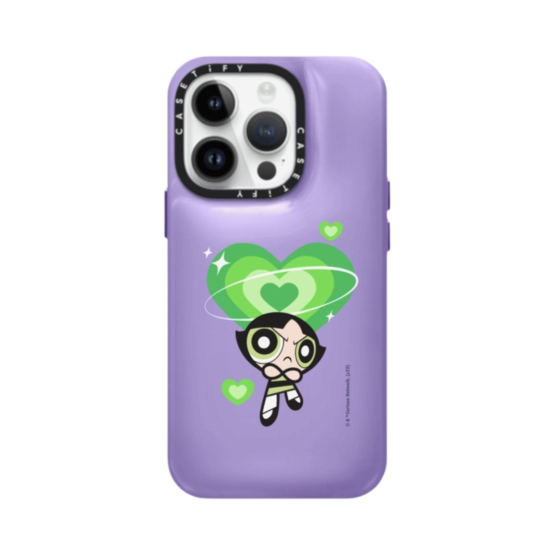 케이스티파이 x 파워퍼프걸 커스텀 아이폰 버터컵 필로우 케이스 바이올렛 퍼플(Casetify x The Powerpuff Girls Custom iPhone Buttercup Pillow Case Violet Purple) - 1