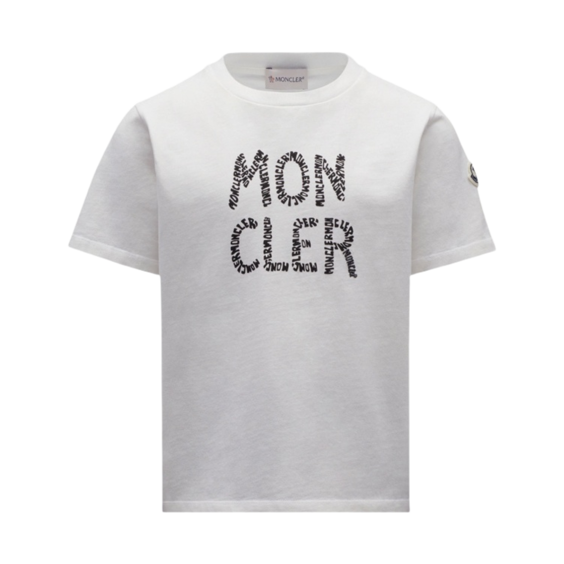 (키즈) 몽클레르 그래픽 로고 티셔츠 버터 화이트 - 22FW((Kids) Moncler Graphic Logo T-shirt Butter White - 22FW) - 1