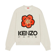 Kenzo Boke Flower Sweatshirt Pale Grey