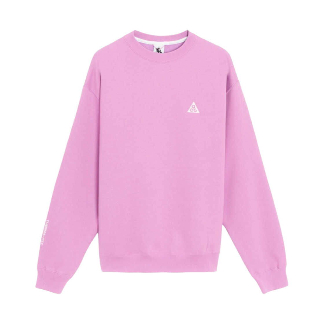 DX9612-532 Nike ACG Therma-FIT Unisex Fleece Sweatshirt Rush Fuchsia- Asia