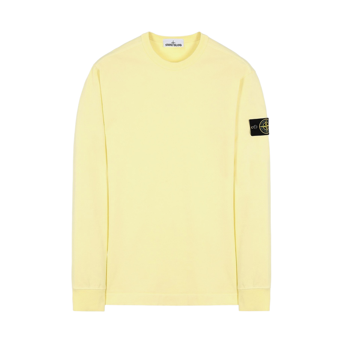 741564450-V0031 Stone Island 64450 Long Sleeve Crewneck Sweatshirt Lemon - 21SS