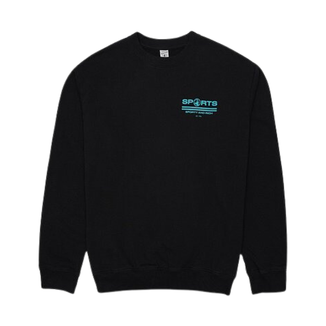 스포티 앤 리치 스포츠 크루넥 블랙(Sporty & Rich Sports Crewneck Black) - 2