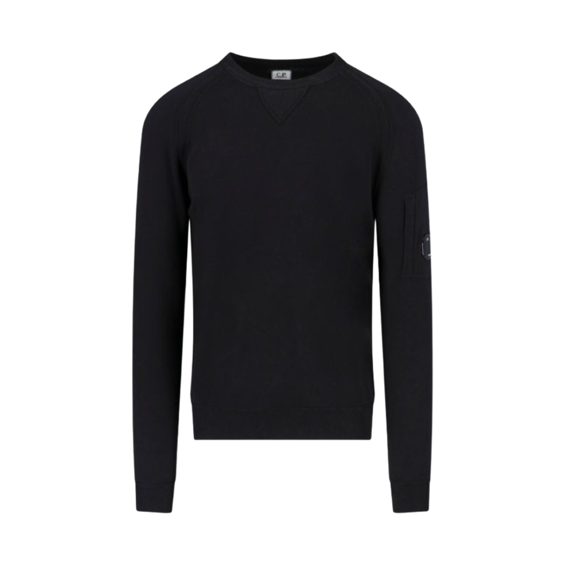 14CMKN029A006262G999 C.P. Company Raglan Sweatshirt Black - 23SS