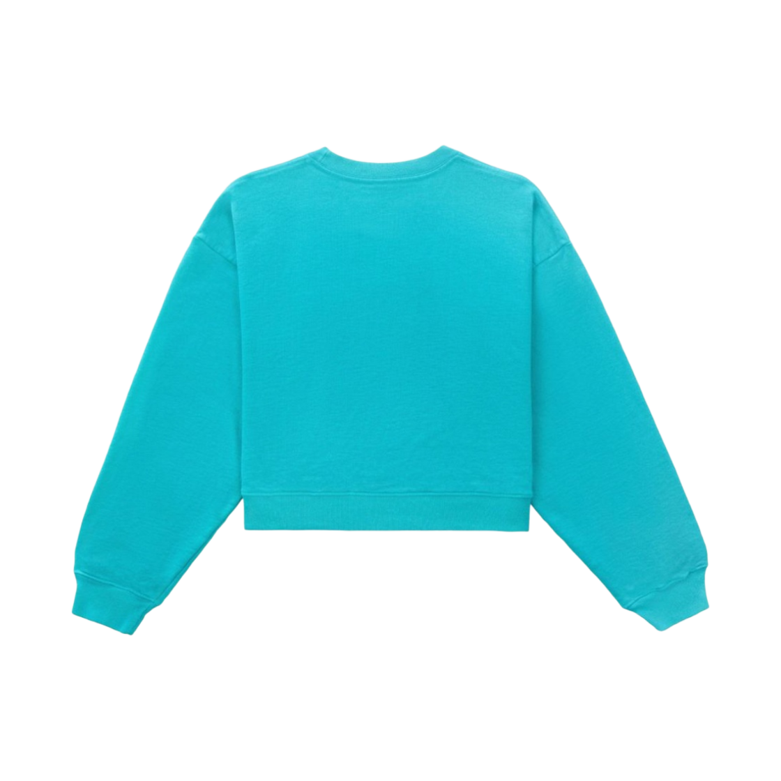 (W) 스포티 앤 리치 NY 컨트리 클럽 크롭 크루넥 틸((W) Sporty & Rich NY Country Club Cropped Crewneck Teal) - 2
