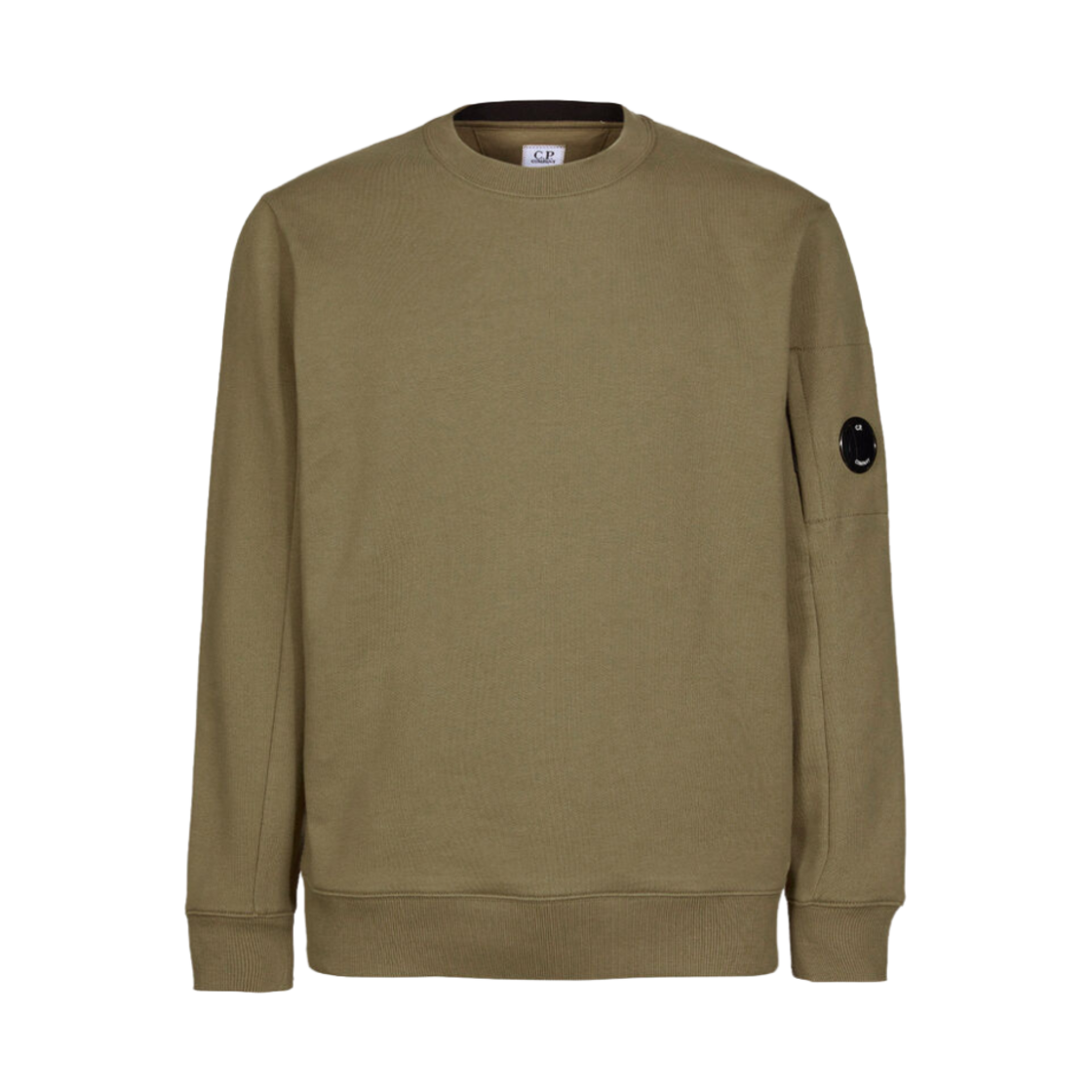 C.P. 컴퍼니 다이애그널 레이즈드 플리스 스웨트셔츠 리드 그레이 - 23SS(C.P. Company Diagonal Raised Fleece Sweatshirt Lead Grey - 23SS) - 1