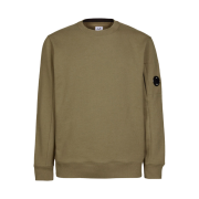 C.P. Company Diagonal Raised Fleece Sweatshirt Lead Grey - 23SS