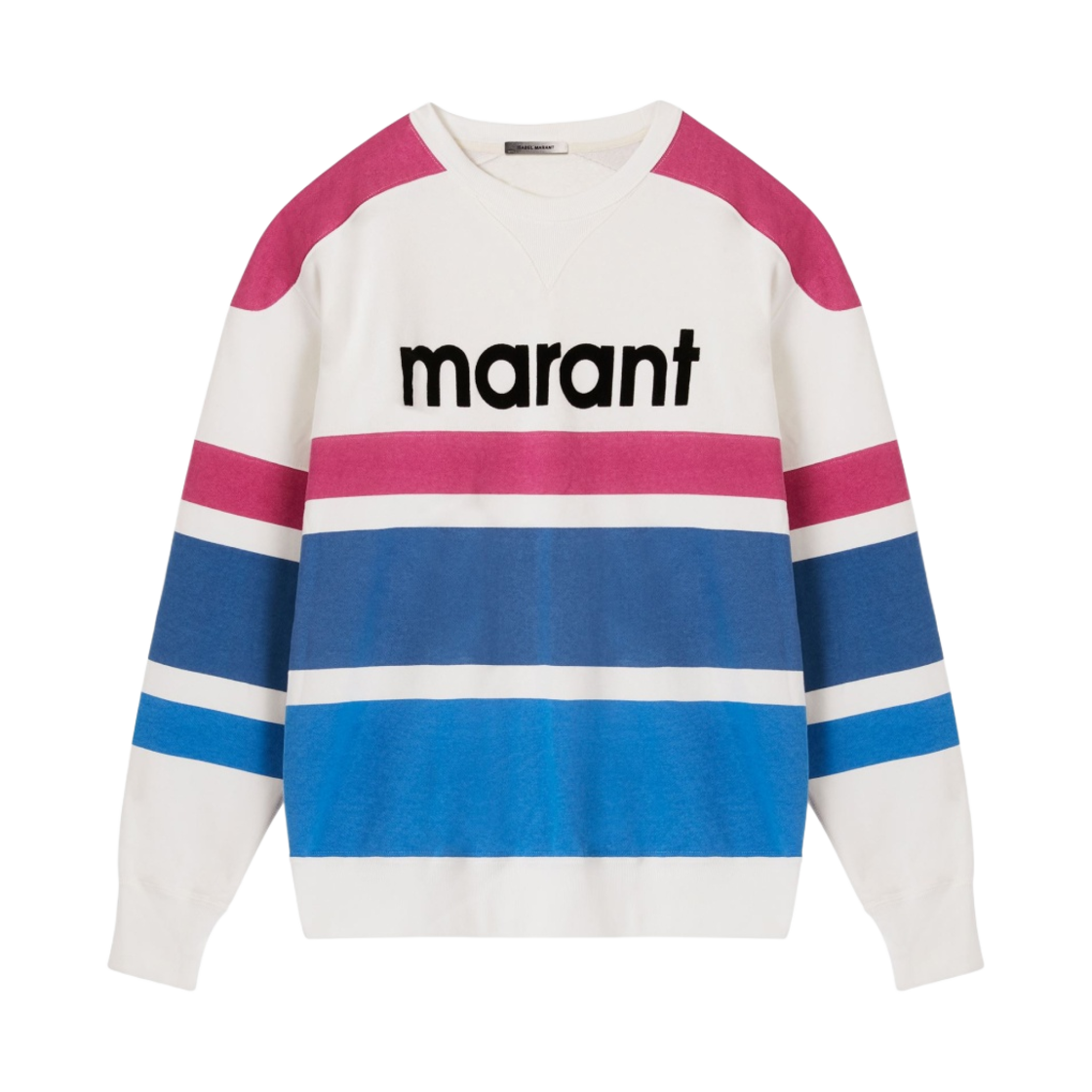 이자벨 마랑 메요안 스트라이프 로고 스웨트셔츠 블루 - 22SS(Isabel Marant Meyoan Striped Logo Sweatshirt Blue - 22SS) - 1