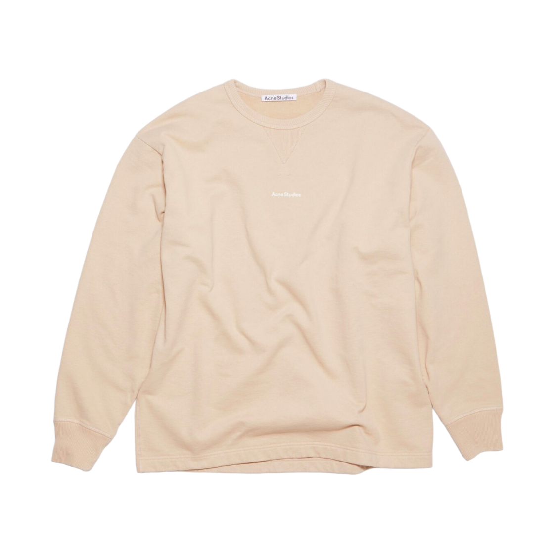 아크네 스튜디오 로고 스웨터 샴페인 베이지(Acne Studios Logo Sweater Champagne Beige) - 1