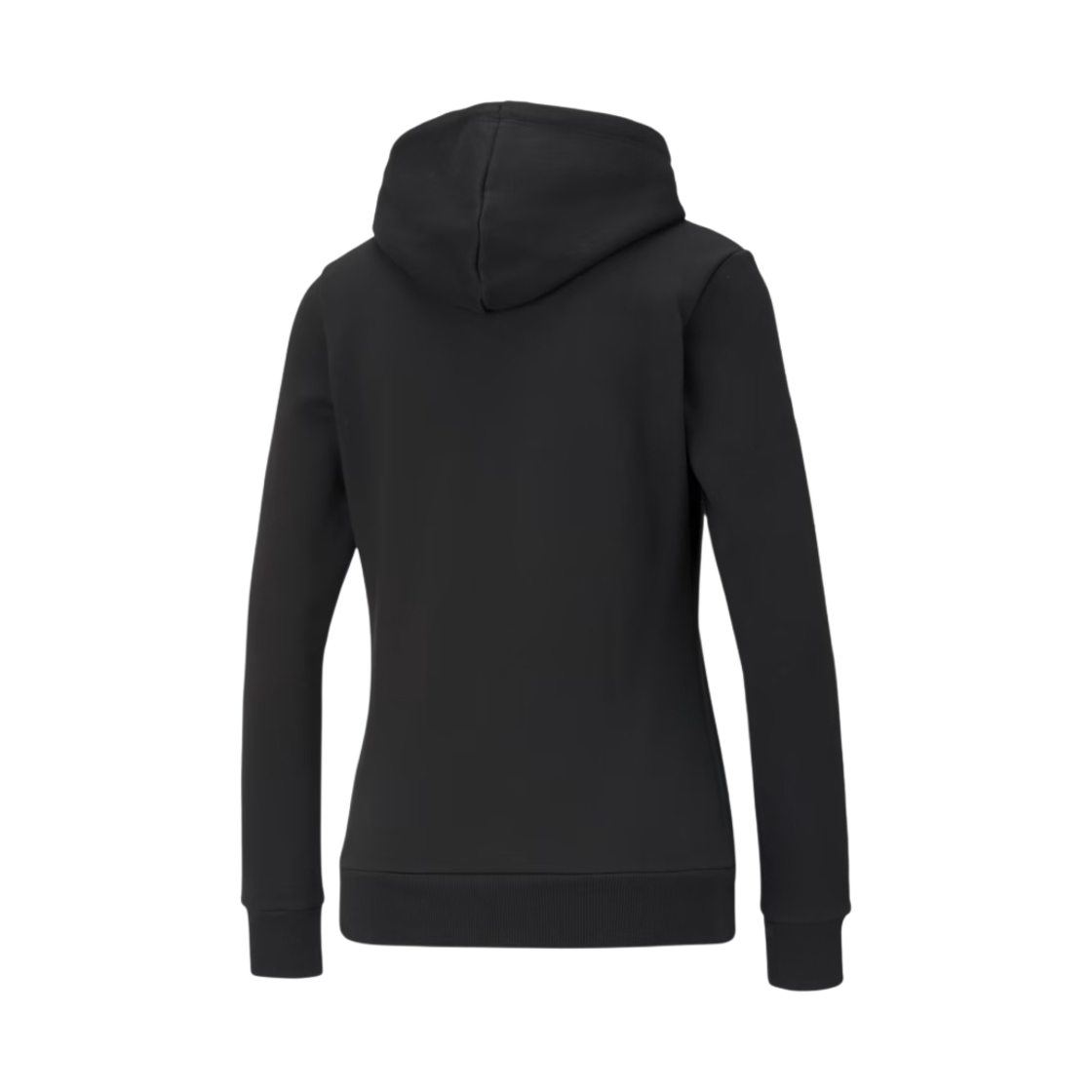 (W) 푸마 에센셜 로고 후드 블랙((W) Puma Essentials Logo Hoodie Black) - 2
