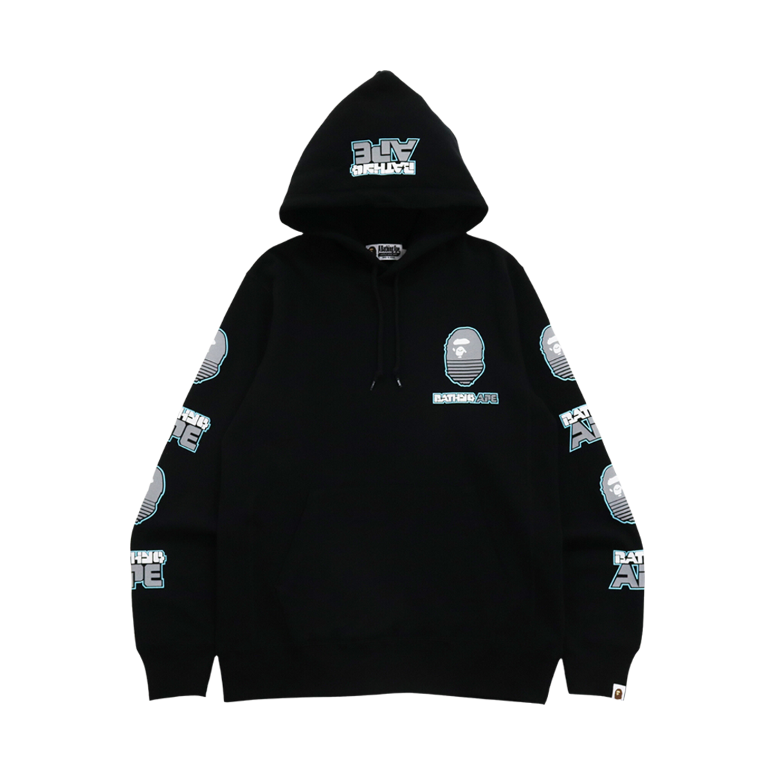 0ZXSWM114003H BAPE Graphic #1 Pullover Hoodie Black