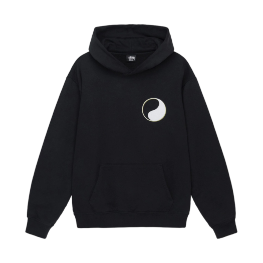 Stussy x Our Legacy Drop Shadow Pigment Dyed Hoodie Black