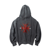 Punch Drunk Parties Gyeolsoc Garment Dyed Hoodie Charcoal