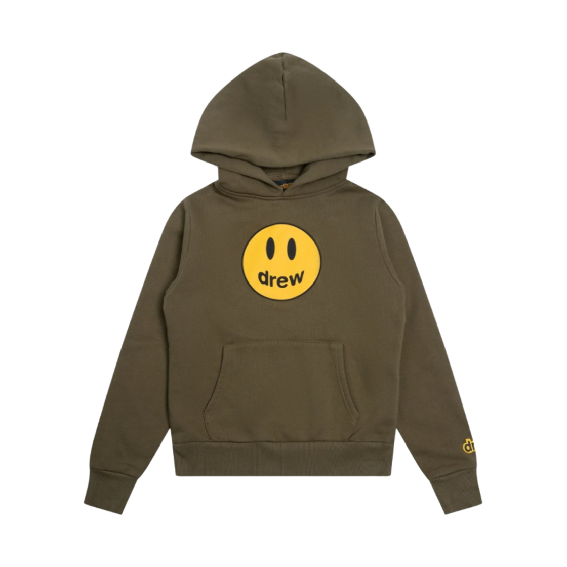 (키즈) 드류 하우스 미니 드류 마스코트 후드 미드나이트 올리브((Kids) Drew House Mini Drew Mascot Hoodie Midnight Olive)