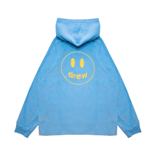 Drew House Corduroy Hoodie Pacific Blue