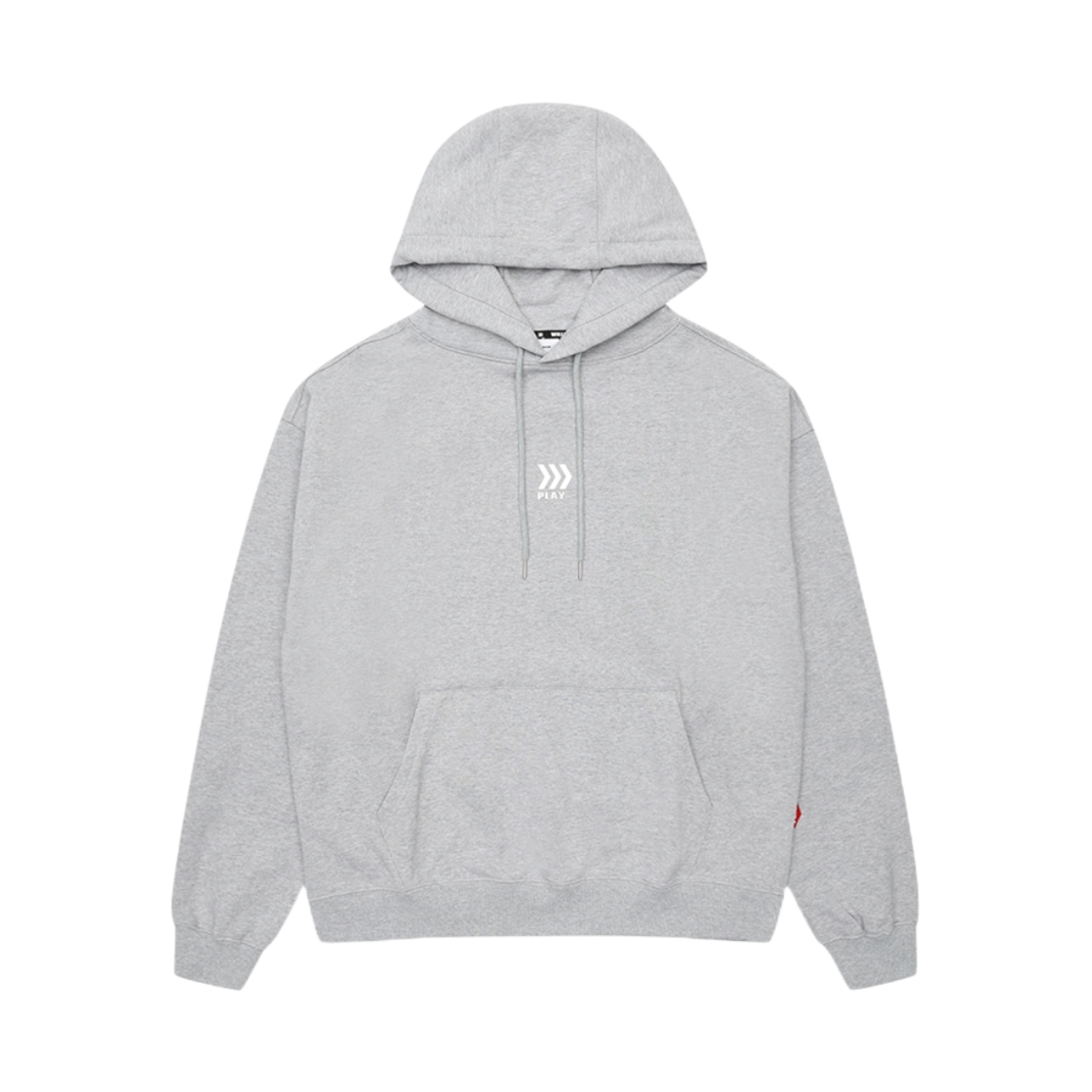 윌비플레이 실버 로고 후드 그레이(WILLBE PLAY Silver Logo Hoodie Grey)
