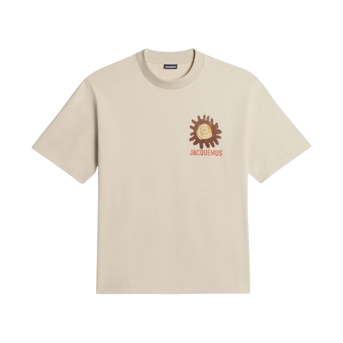 자크뮈스 르 티셔츠 솔레일 선 프린트 티셔츠 프린트 솔레일 베이지(Jacquemus Le T-Shirt Soleil Sun Print T-Shirt Print Soleil Beige) - 1